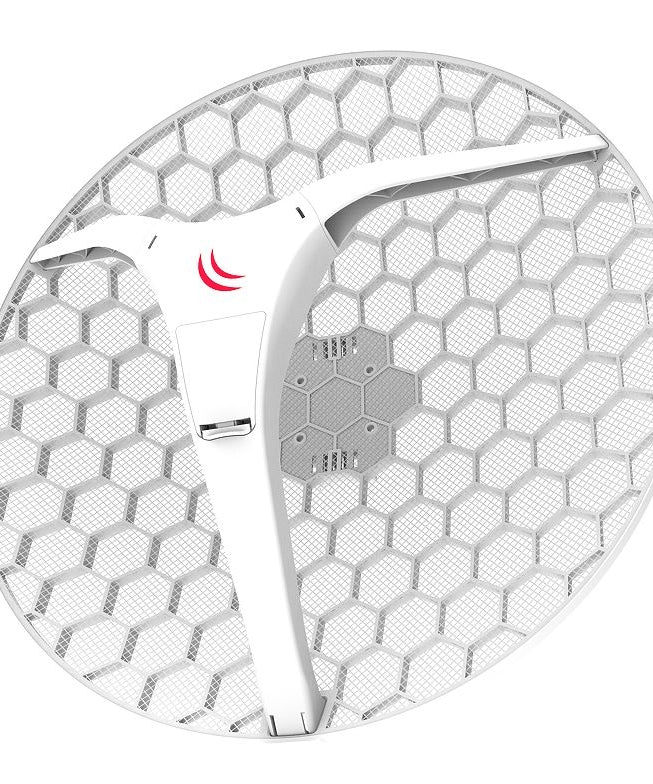 MikroTik LHG XL 2 802.11b/g/n 21dBi 2.4GHz 2x2 CPE/Point-to-Point Integrated Antenna