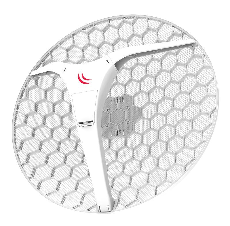 MikroTik LHG XL 2 802.11b/g/n 21dBi 2.4GHz 2x2 CPE/Point-to-Point Integrated Antenna
