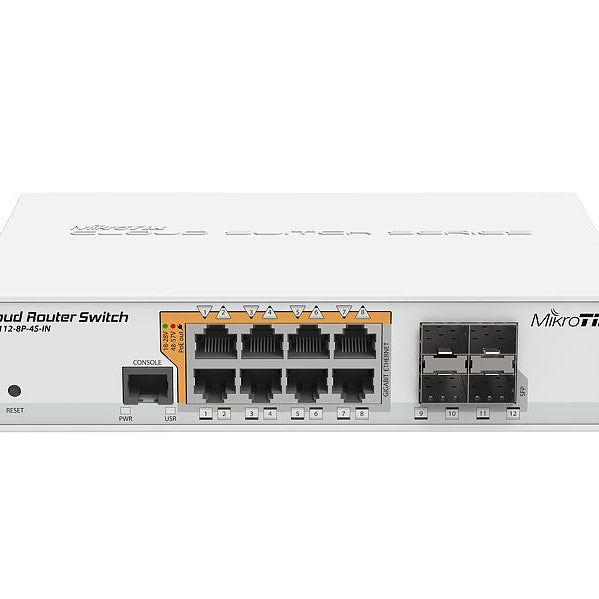 Mikrotik CRS112-8P-4S-IN Cloud Router 8-Port 4-SFP L5 Gigabit Switch