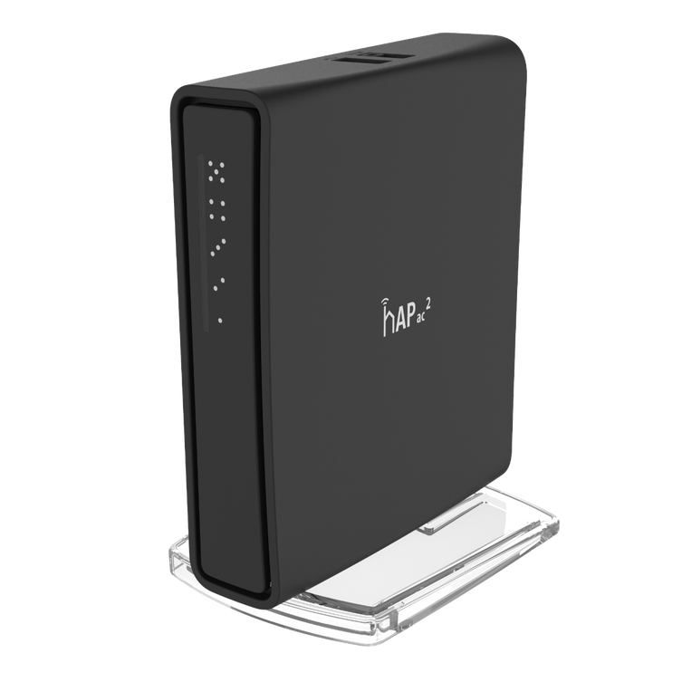 MikrtoTik hAP ac² is a Dual-concurrent Access Point 2.4 GHz and 5 GHz 802.11ac Tower US