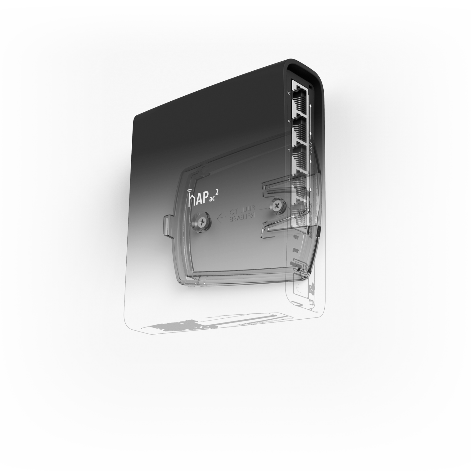 MikrtoTik hAP ac² is a Dual-concurrent Access Point 2.4 GHz and 5 GHz 802.11ac Tower US