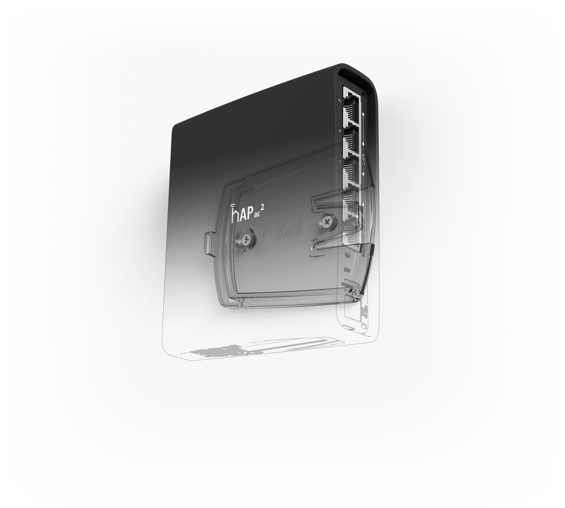 MikrtoTik hAP ac² is a Dual-concurrent Access Point 2.4 GHz and 5 GHz 802.11ac Tower US