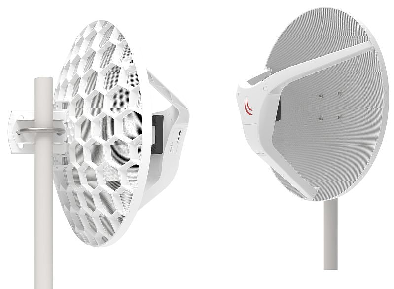 MikroTik RBLHGG-60adkit Wireless Wire Dish 60GHz Paired Secure Link, 1.8Gbps