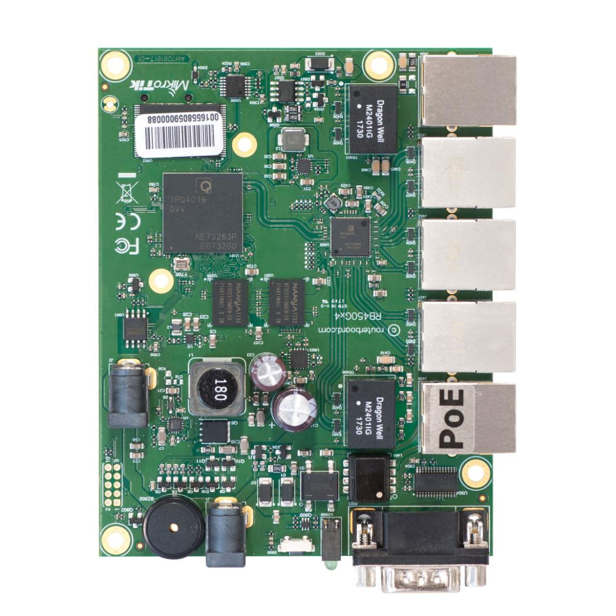 MikroTik RB450Gx4 716MHz 1GB 4 Core 5xGb microSD L5