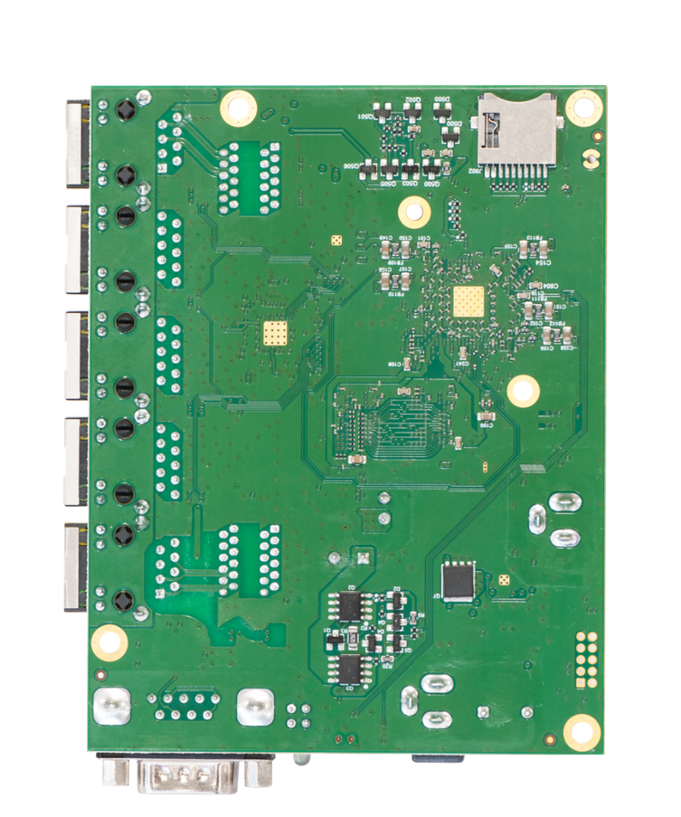 MikroTik RB450Gx4 716MHz 1GB 4 Core 5xGb microSD L5