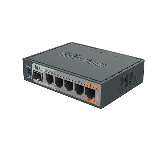  MikroTik RB760iGS hEX 880MHz Dual Core 256MB 5xGb PoE L4