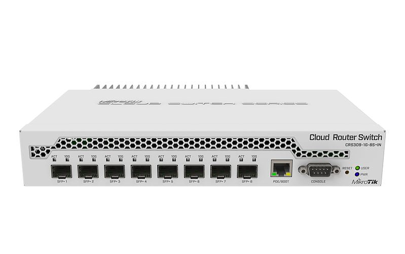 MikroTik CRS309-1G-8S+IN Cloud Router Switch 800MHz 512MB 8xSFP+