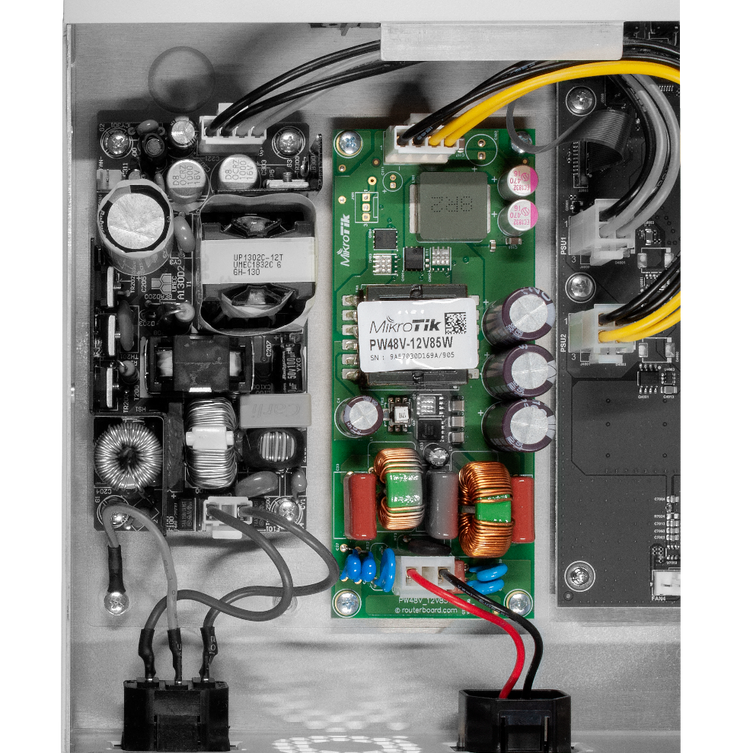 Mikrotik ±48V Open frame Power supply with 12V 7A output, for new r2 CCR revisions