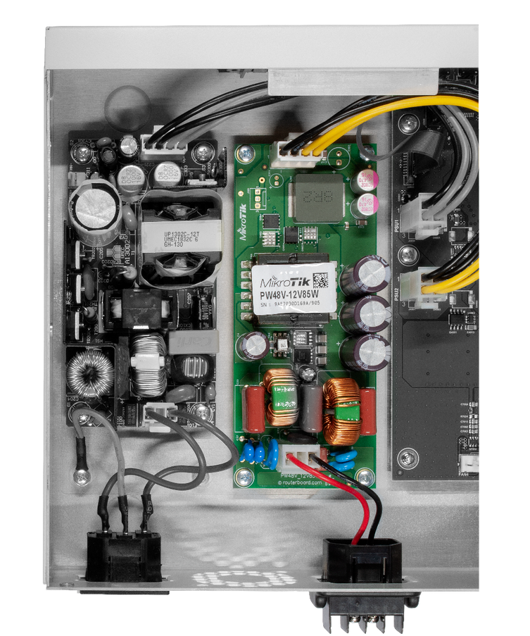 Mikrotik ±48V Open frame Power supply with 12V 7A output, for new r2 CCR revisions