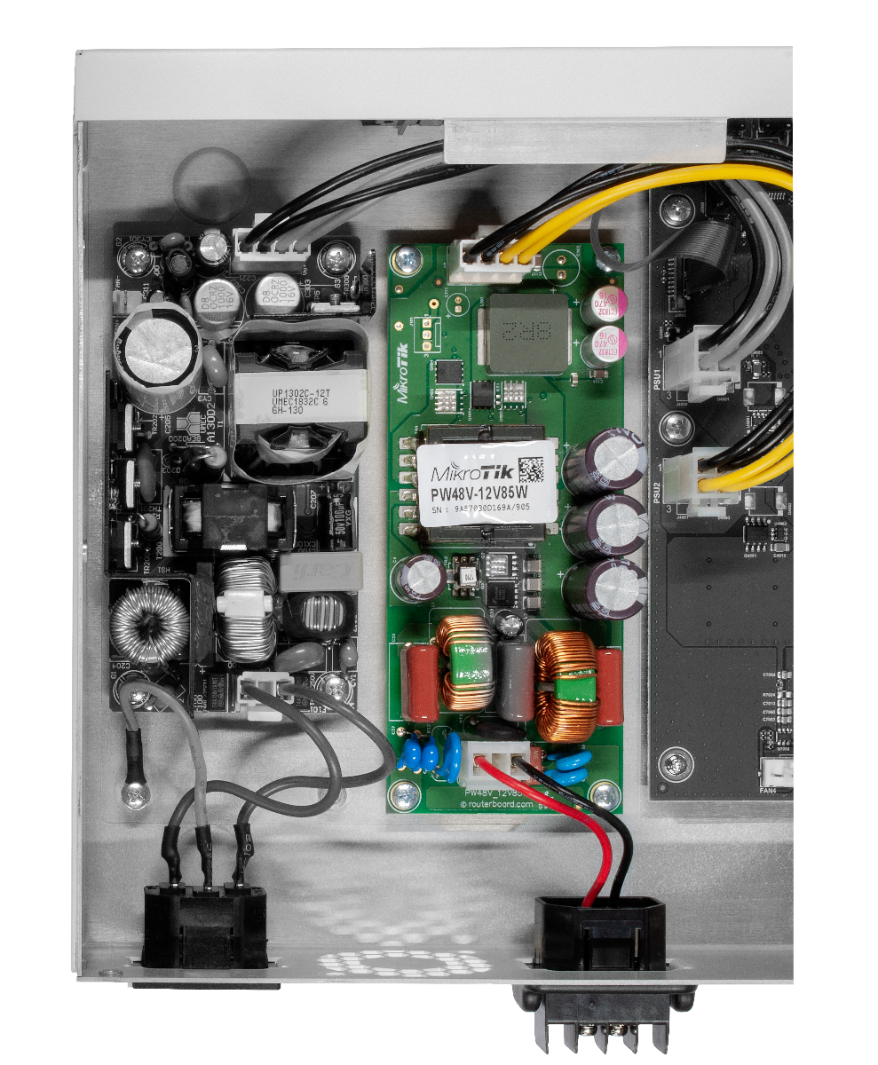 Mikrotik ±48V Open frame Power supply with 12V 7A output, for new r2 CCR revisions