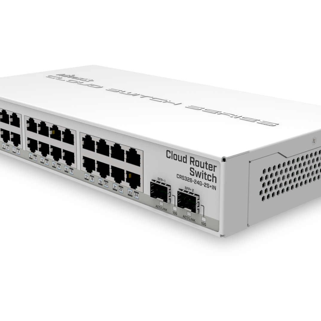 MikroTik CRS326-24G-2S+IN Cloud Router Switch 800MHz 24xGb 2xSFP+