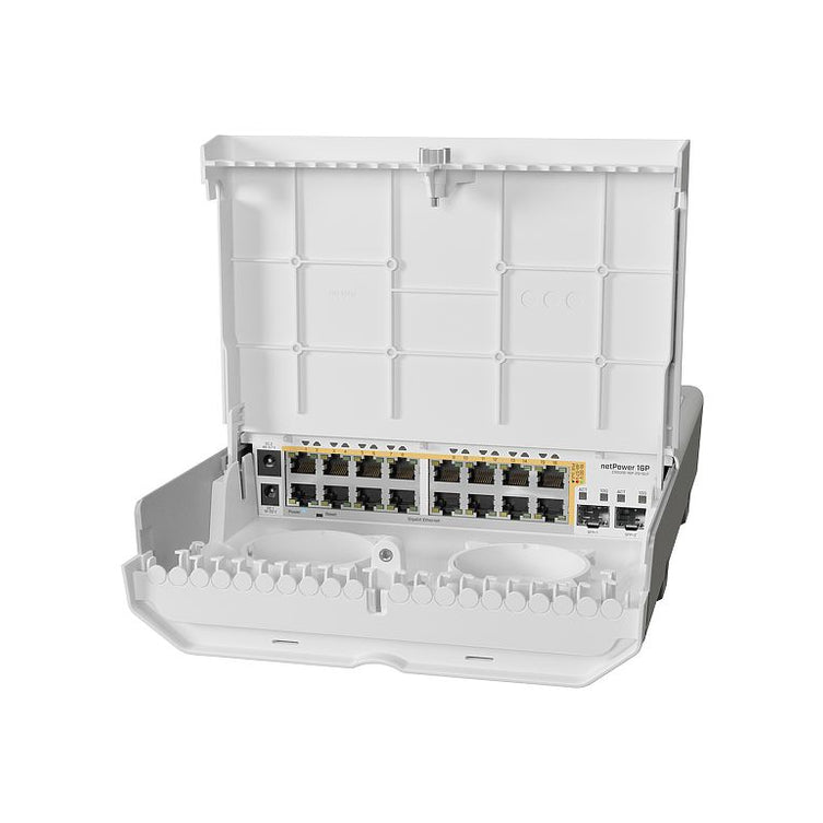  MikroTik CRS318-16P-2S+OUT netPower 16P Outdoor 800MHz 16xGb 2xSFP+