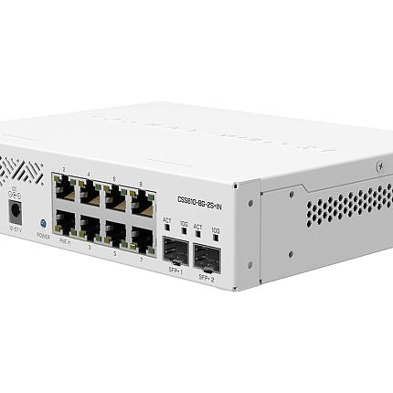 MikroTik Cloud Smart Switch with 8 Port GbE 2 Port 10G SFP+