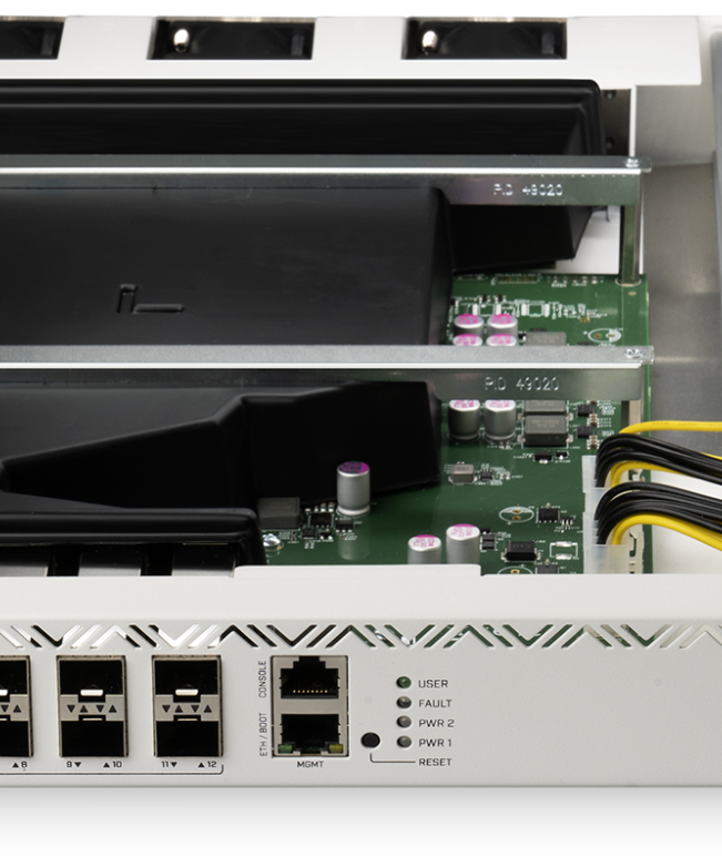 MikroTik CCR2216-1G-12XS-2XQ Cloud Core Router 2GHz 2xQSFP28 12xSFP28