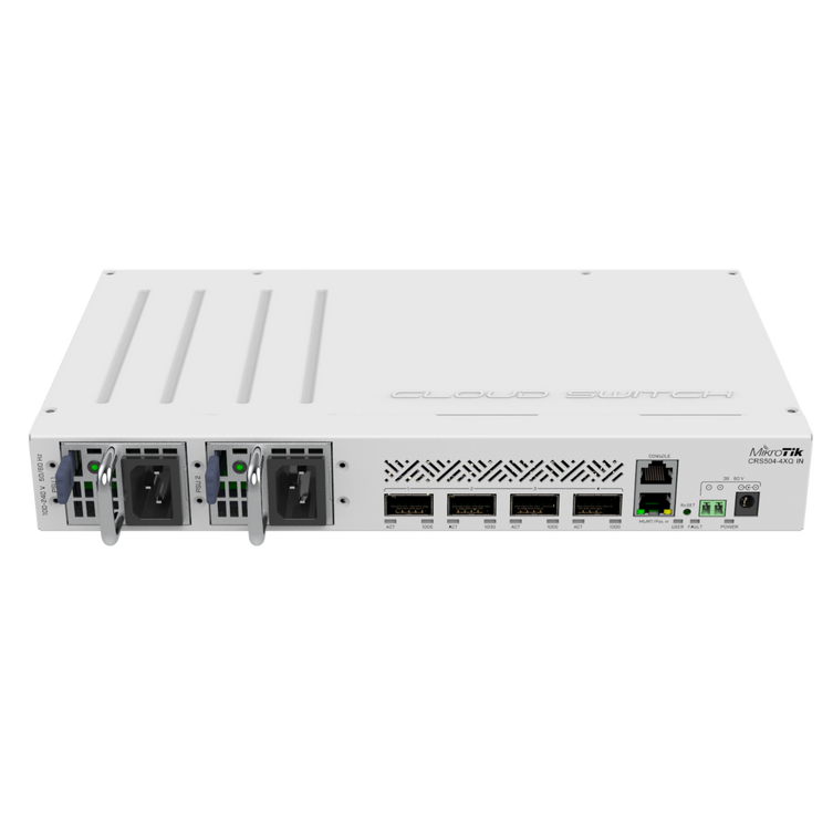 MikroTik CRS504-4XQ-IN Cloud Router Switch 650MHz 4xQSFP28
