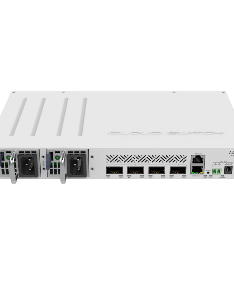 MikroTik CRS504-4XQ-IN Cloud Router Switch 650MHz 4xQSFP28