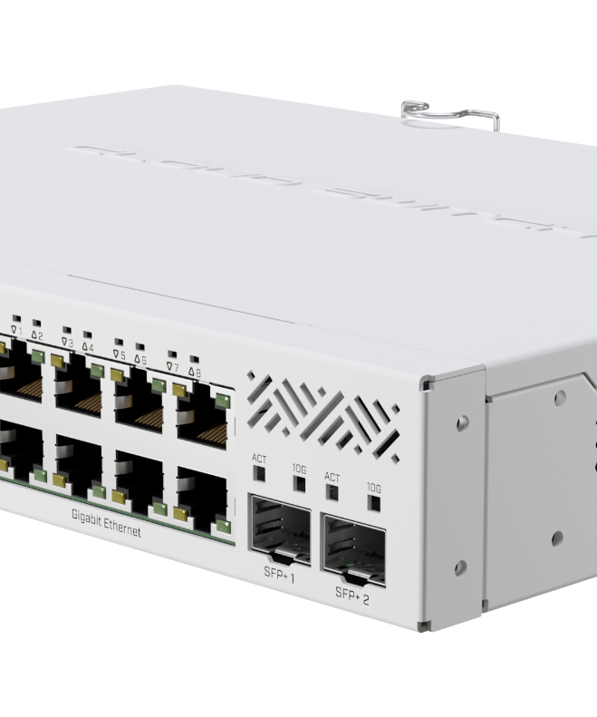 MikroTik CSS610-8P-2S+IN Cloud Smart Switch 8xGb 2xSFP+ PoE