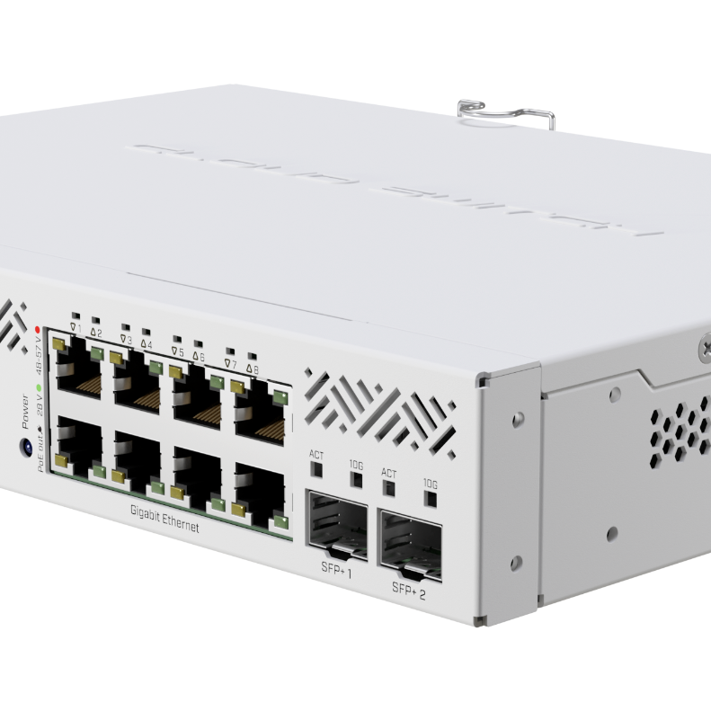 MikroTik CSS610-8P-2S+IN Cloud Smart Switch 8xGb 2xSFP+ PoE