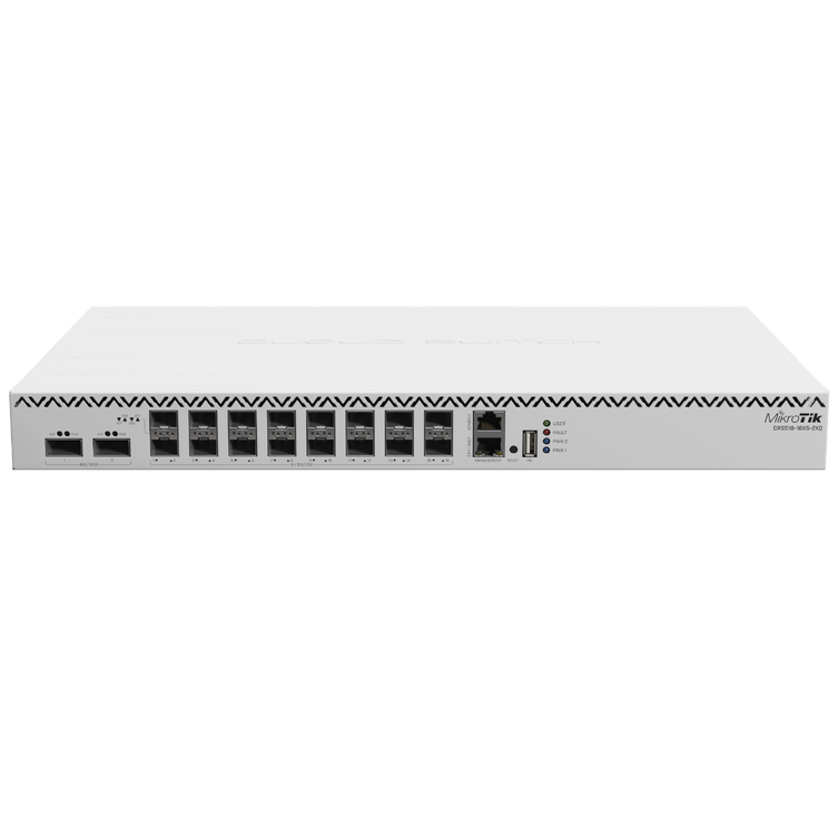 MikroTik CRS518-16XS-2XQ-RM Cloud Router Switch 650MHz 64MB QSFP28