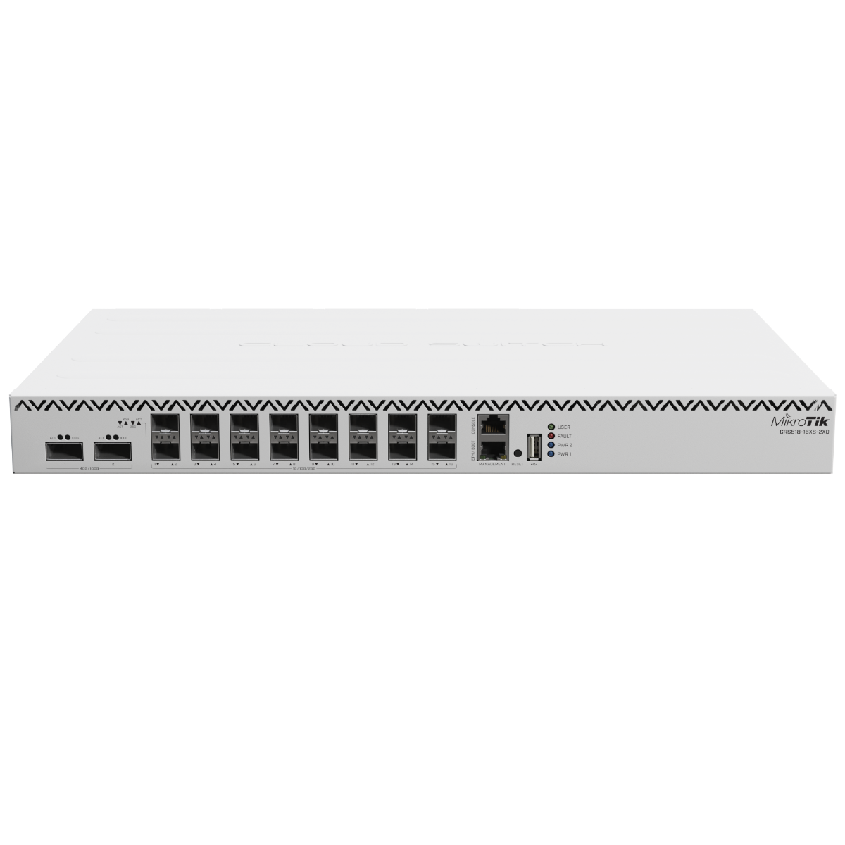 MikroTik CRS518-16XS-2XQ-RM Cloud Router Switch 650MHz 64MB QSFP28