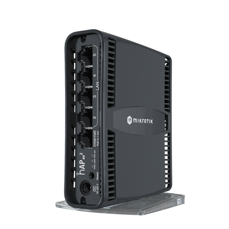 MikroTik C52iG-5HaxD2HaxD-TC-US 2.4/5GHz hAP ax2 4/4.5dBi WiFi6 US