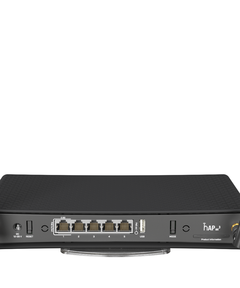 MikroTik C53UiG+5HPaxD2HPaxD-US 2.4/5GHz hAP ax3 3.3/5.5dBi US