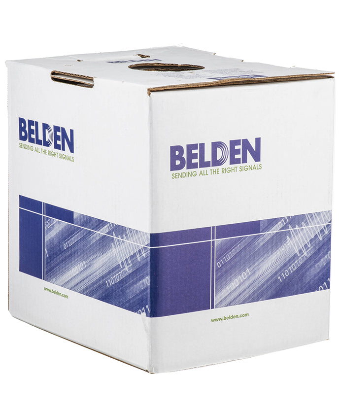 Belden 2413 Cat 6 Cable 23AWG 4-Pair UTP CMP Plenum 1000ft Purple