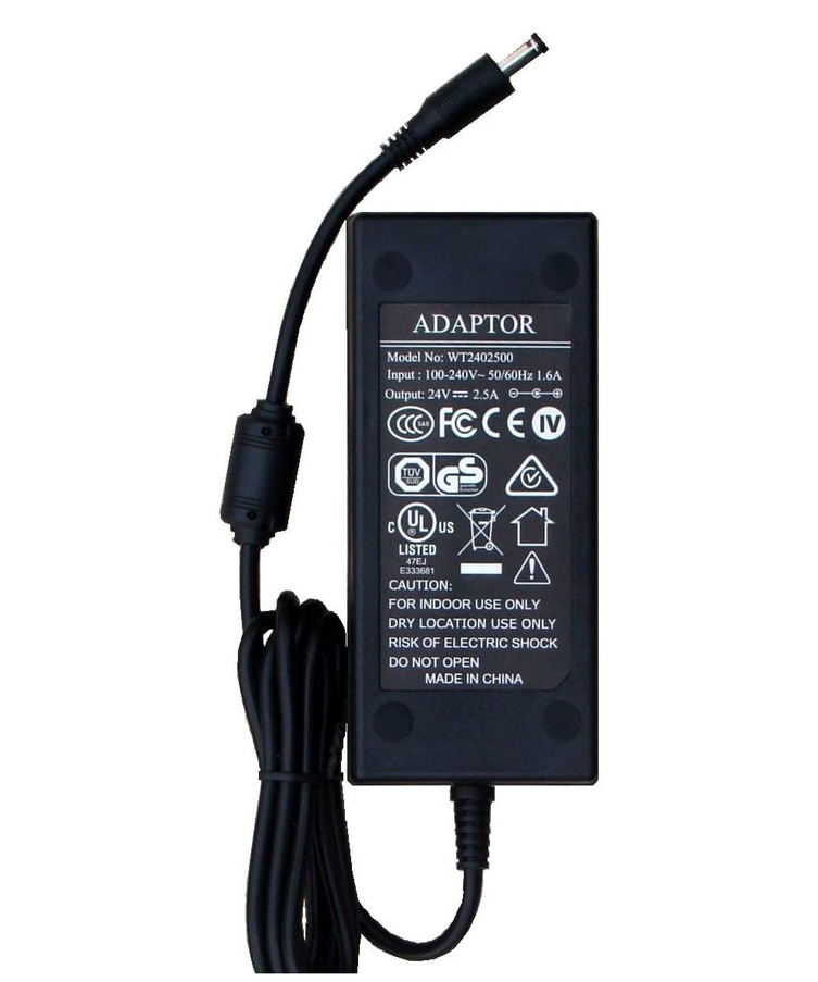 MikroTik 24HPOW AC/DC 24V 2.5A 60W 5.5mm 2.1mm DC Plug