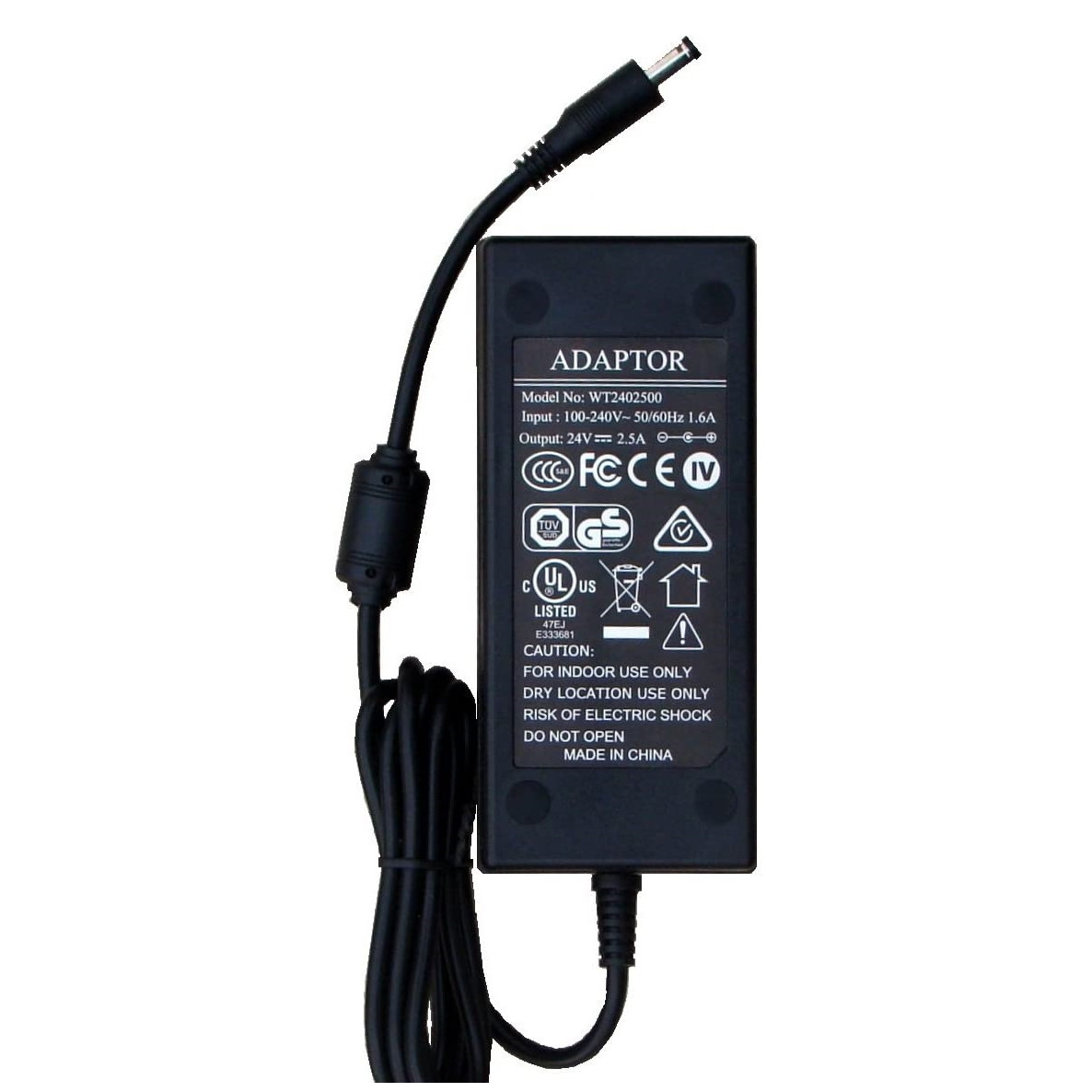 MikroTik 24HPOW AC/DC 24V 2.5A 60W 5.5mm 2.1mm DC Plug