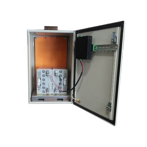 RemotePro 35W Continuous Remote Power System,160W Solar Panel & Mount, Steel Enclosure, 12V 102Ah Battery, 24