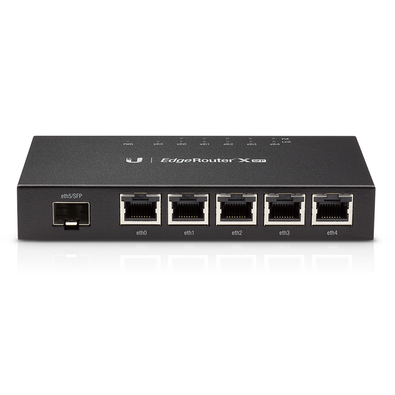 Ubiquiti ER-X-SFP EdgeRouter X 5-Port Broadband Router w/ 1x SFP Port