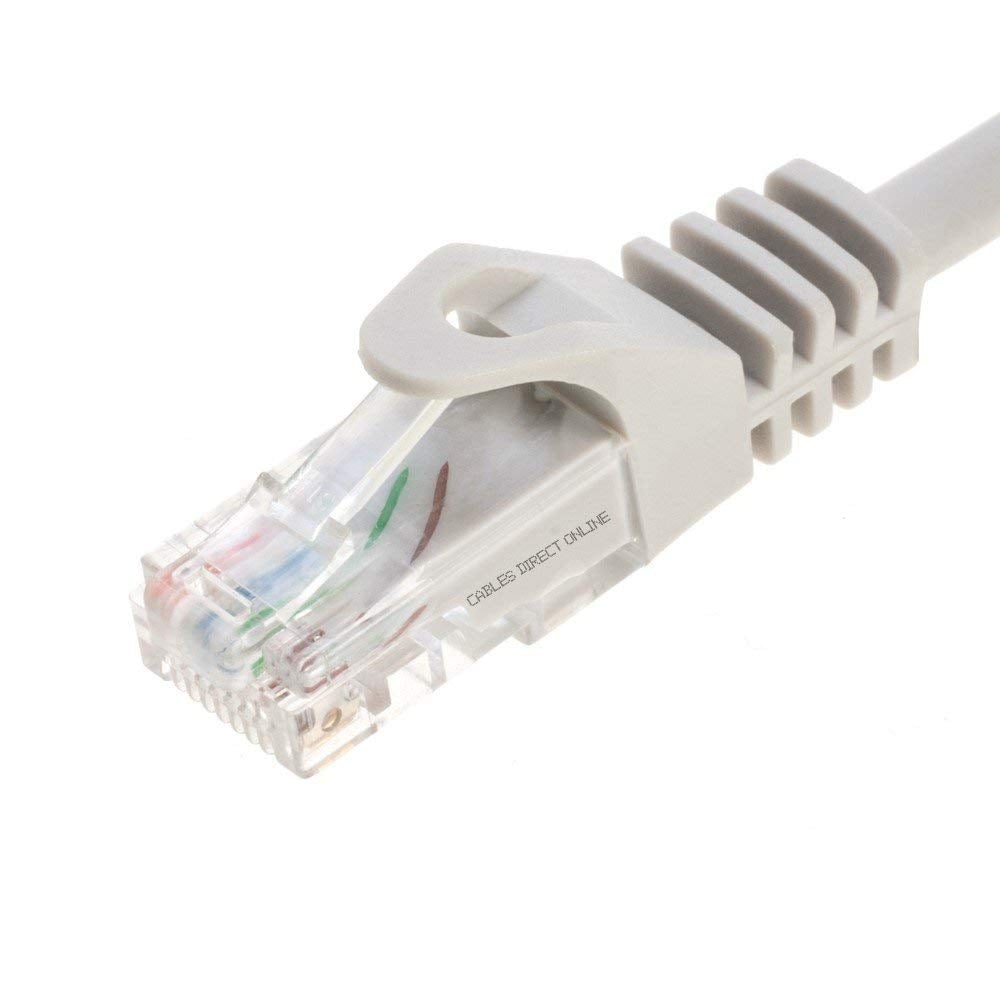 Patch Cord; Cat 5e 4 Pair U/UTP; 24 AWG; Gray; 3 ft. (0.91m)