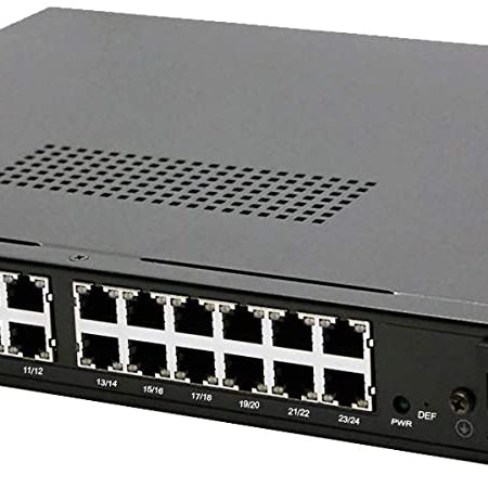 Netonix 24-Port 400 Watt Passive AC PoE Switch 2-Port SFP