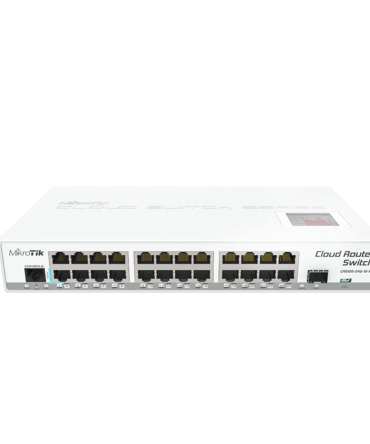 Mikrotik CRS125-24G-1S-IN 24x Gigabit Ethernet layer 3 Smart Switch 1x SFP cage