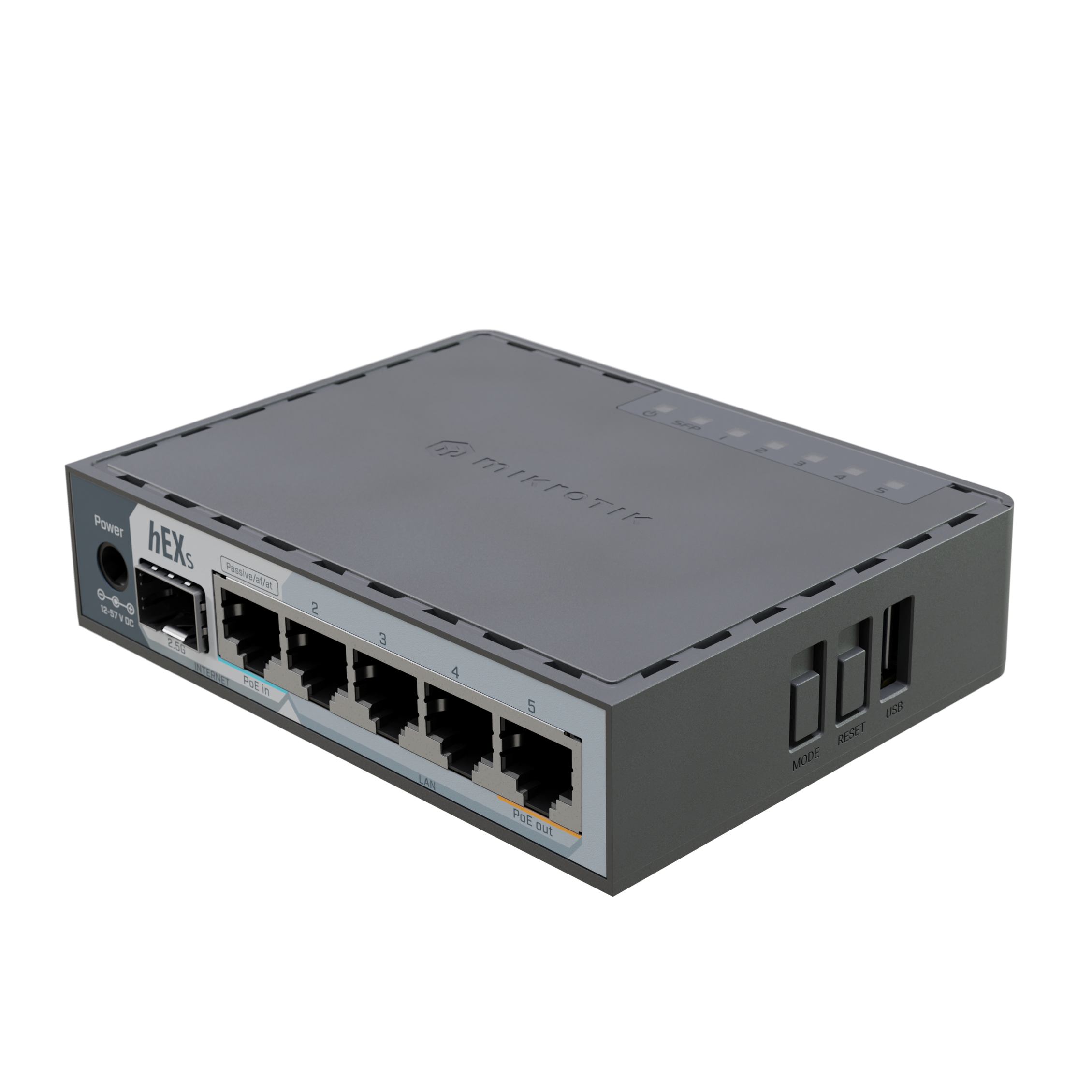 MikroTik E60iUGS hEX S 512MB 5xGb USB-A L4
