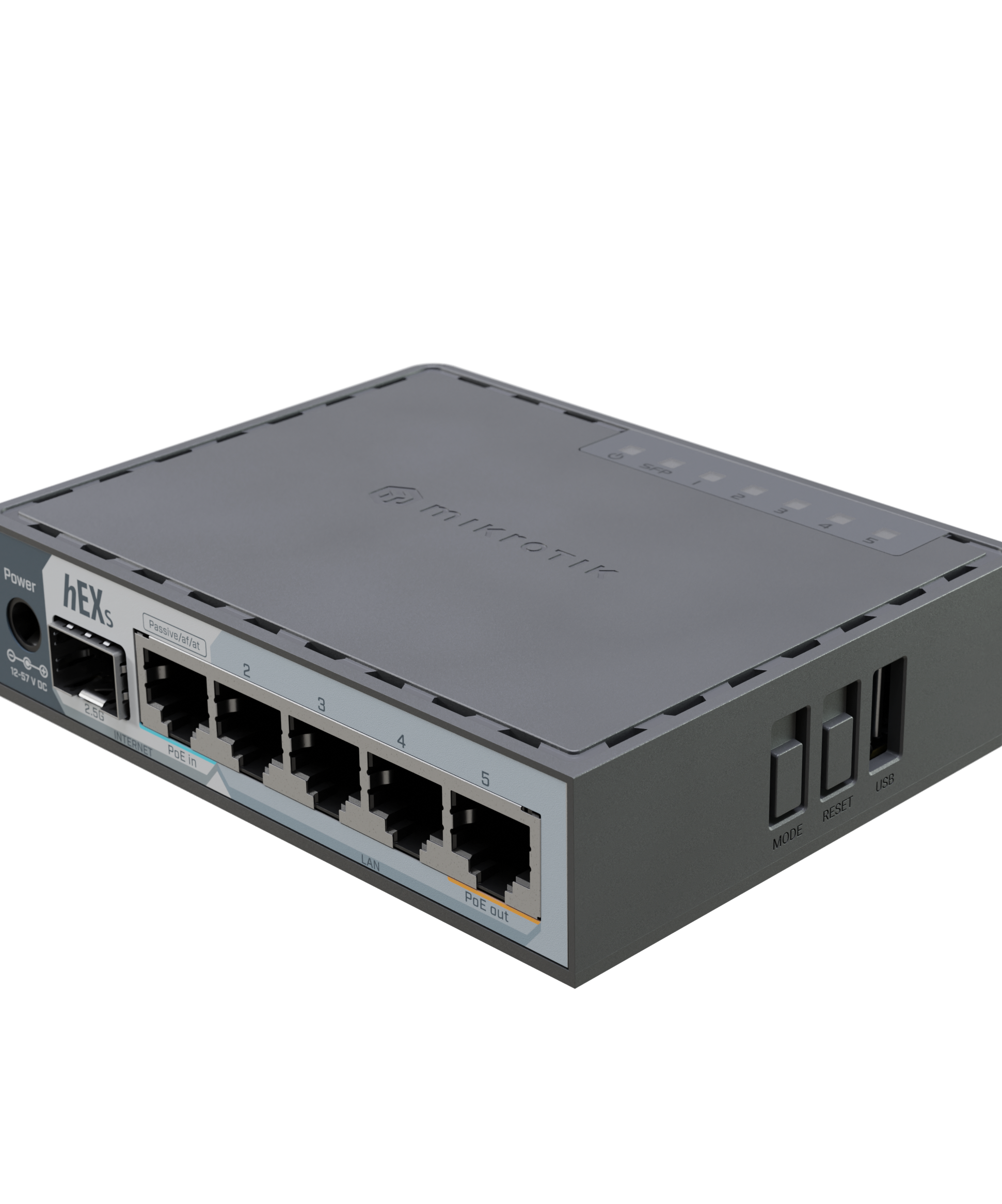 MikroTik E60iUGS hEX S 512MB 5xGb USB-A L4
