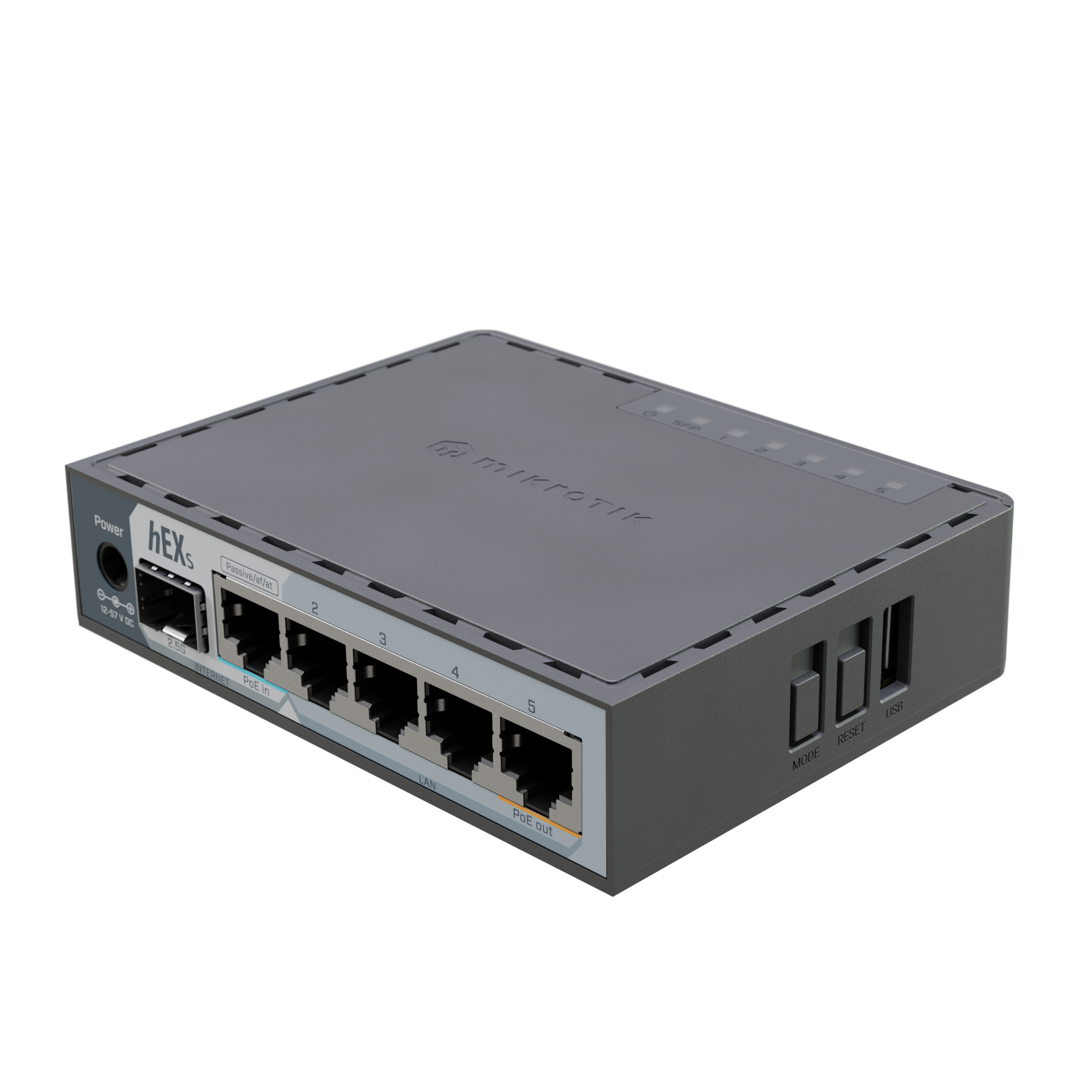MikroTik E60iUGS hEX S 512MB 5xGb USB-A L4