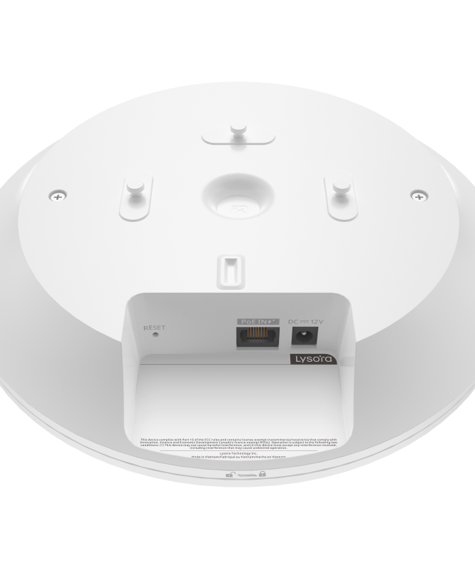 Lysora L6 Wi-Fi 6 AX3000 Dual-Band Ceiling Mount Access Point