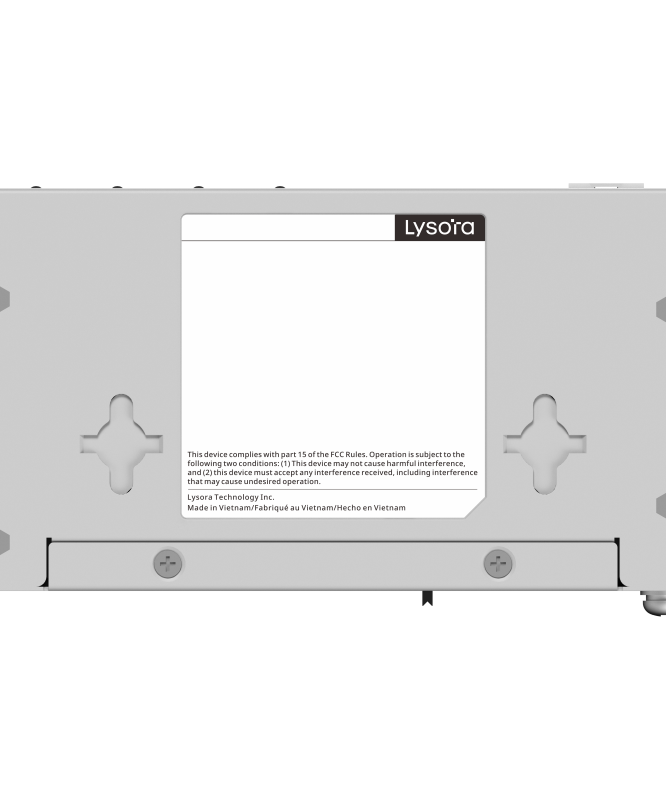Lysora LCS-4GS-P 4-Port Cloud Managed PoE Switch with 54 W PoE Budget