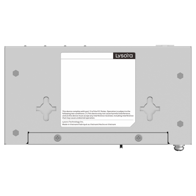 Lysora LCS-4GS-P 4-Port Cloud Managed PoE Switch with 54 W PoE Budget