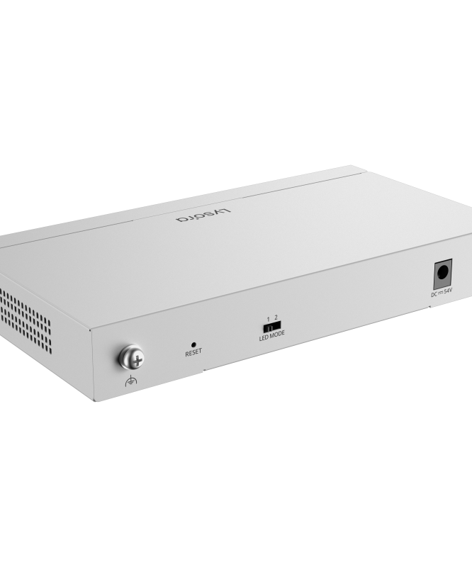 Lysora LCS-8GS-P 8-Port Cloud Managed PoE Switch with 120 W PoE Budget