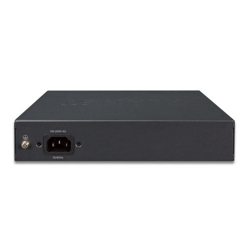Planet FSD-1008HP 8-Port 10/100TX 802.3at PoE + 2-Port 10/100TX Desktop Switch (120W PoE Budget, Standard/VLAN/Extend mode, fanless, 10-inch and rack-mountable)