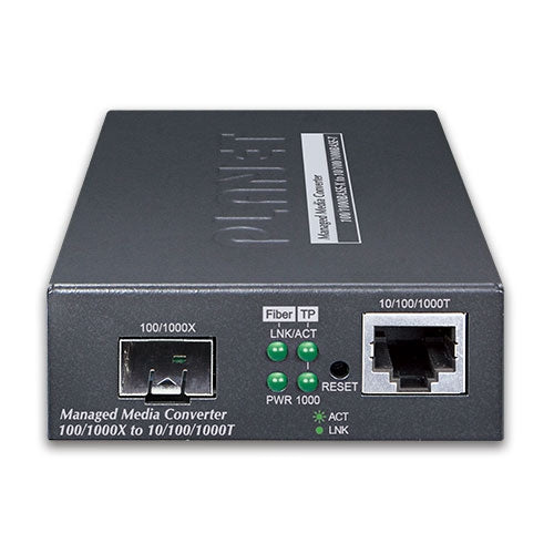 Planet GT-915A RJ45 to SFP Managed Media Converter