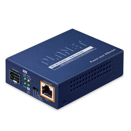 Planet GUP-805A-95W SFP to Copper 802.3bt PoE++ Media Converter (95 Watts)