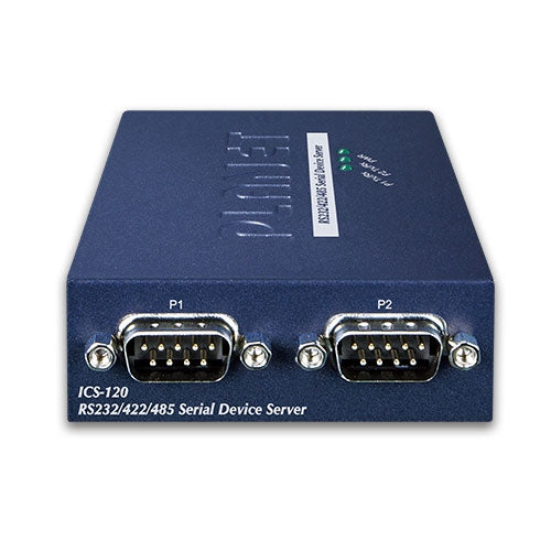 Planet 2-Port RS232/RS422/RS485 Serial Device Server