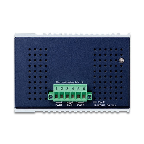 Planet Industrial 8-Port 802.3at PoE + 2-Port SFP Ethernet Switch w/ 12V Booster