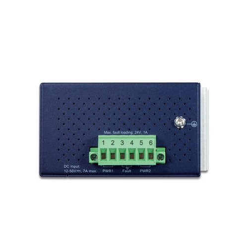 Planet IGS-624HPT Industrial 4-Port GigE 802.3at PoE+ w/ 2-Port SFP Switch