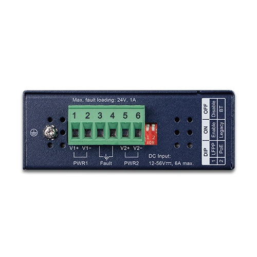Planet Industrial 1-Port SFP to 1-Port 802.3bt PoE++ Media Converter
