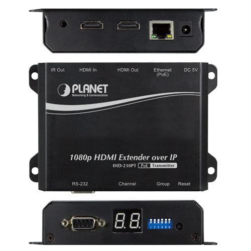 Planet IHD-210PT High Definition HDMI Extender Transmitter over IP with PoE