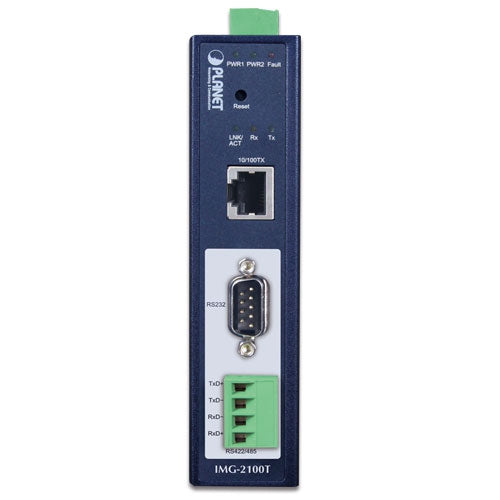 Planet Industrial 1-port RS232/422/485 Modbus Gateway